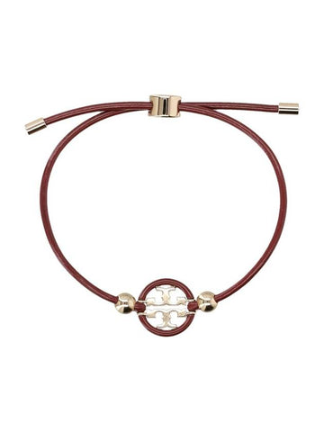 Women's Miller Slider Bracelet Burgundy - TORY BURCH - BALAAN 1