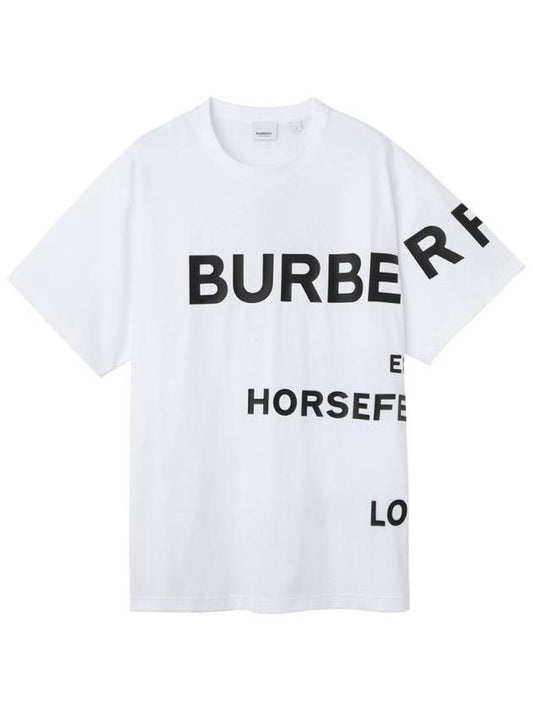 Horseferry Short Sleeve T-Shirt Black - BURBERRY - BALAAN 2