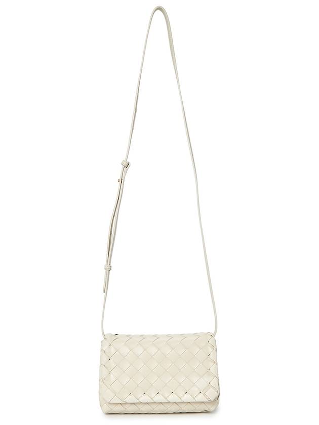 Mini Intrecciato Cross Bag White - BOTTEGA VENETA - BALAAN 8