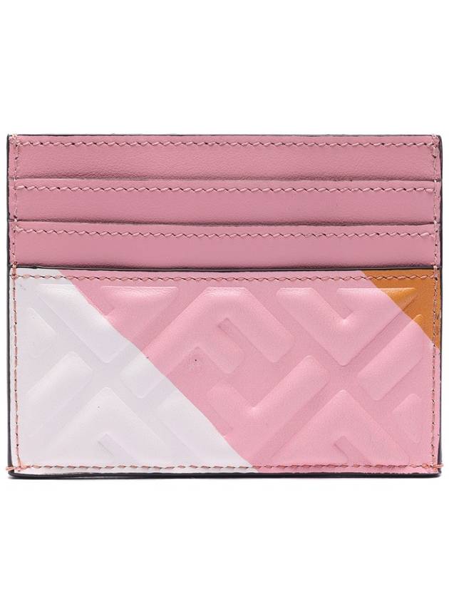 embossed leather card wallet - FENDI - BALAAN 5