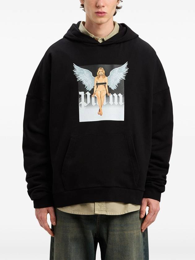 Crystal Pin-Up hoodie - PALM ANGELS - BALAAN 3