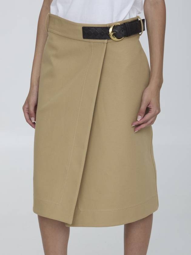 Wrap Midi Skirt - BOTTEGA VENETA - BALAAN 2