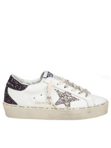 Hi Star Glitter Tab Low Top Sneakers White - GOLDEN GOOSE - BALAAN 1