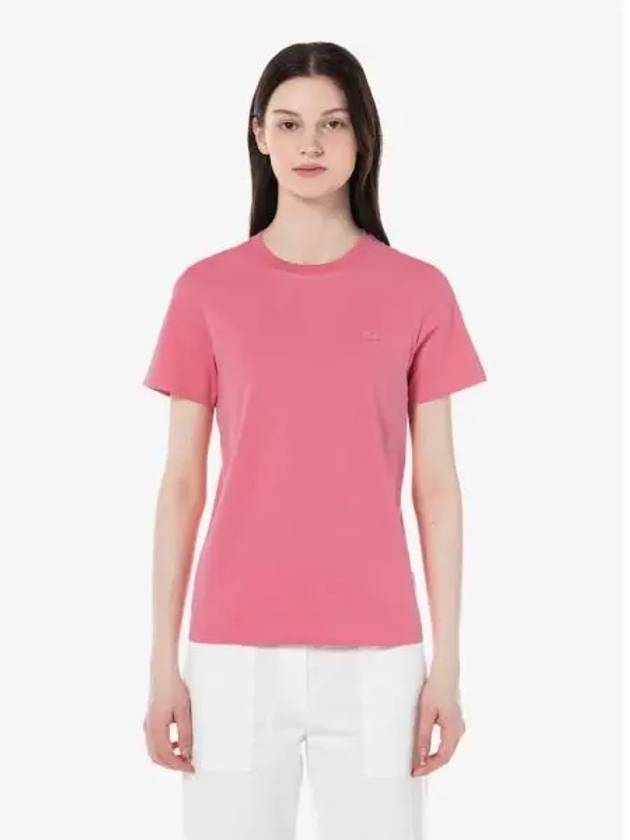 Women s Stitch Point Croc Short Sleeve T Shirt TF0097 54G PQU Domestic Product GQ2N24022818018 - LACOSTE - BALAAN 1