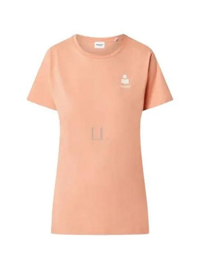 Aby Logo Short Sleeve T-Shirt Papaya Orange - ISABEL MARANT - BALAAN 2