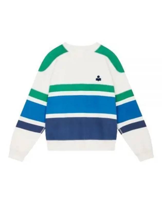 Mayoan Logo Sweatshirt Blue - ISABEL MARANT - BALAAN 2