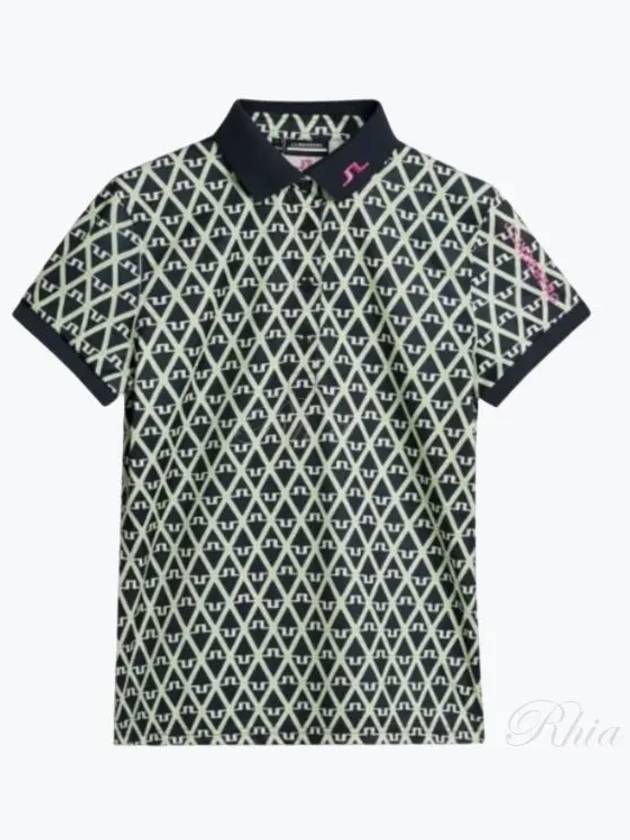 Golf Tour Tech Print Polo GWJT09007 O500 Women's Tour Tech Print Polo - J.LINDEBERG - BALAAN 2