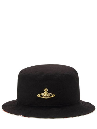 ORB Metal Bucket Hat Black - VIVIENNE WESTWOOD - BALAAN 2