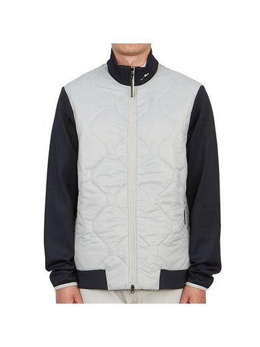 Golf Quilt Hybrid Jacket Grey - J.LINDEBERG - BALAAN 1