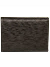 Salvatore Revival Gancini Bicolor Card Wallet Black - SALVATORE FERRAGAMO - BALAAN 3