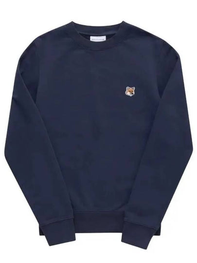 Fox Head Patch Regular Sweatshirt Midnight Blue - MAISON KITSUNE - BALAAN 2