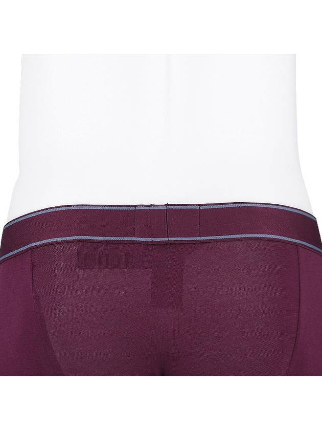 Men's Logo Band Stretch Boxer Trunk Briefs Burgundy - EMPORIO ARMANI - BALAAN 9