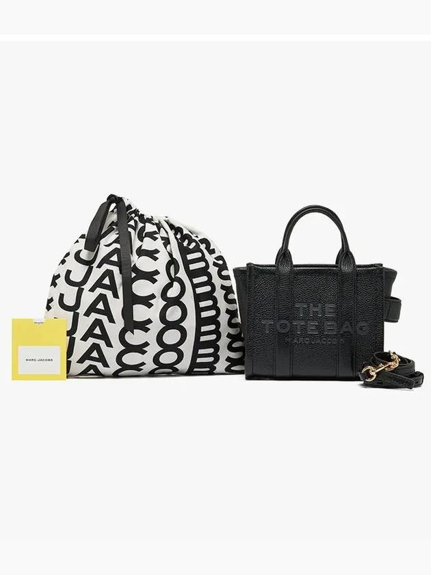 Women's Micro Leather Tote Bag Black - MARC JACOBS - BALAAN.