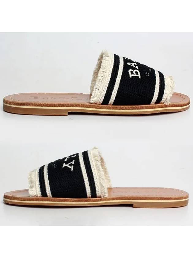 Bianca Slippers Black - BALLY - BALAAN 3