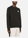 Mike Logo Cotton Sweatshirt Black - ISABEL MARANT - BALAAN 3