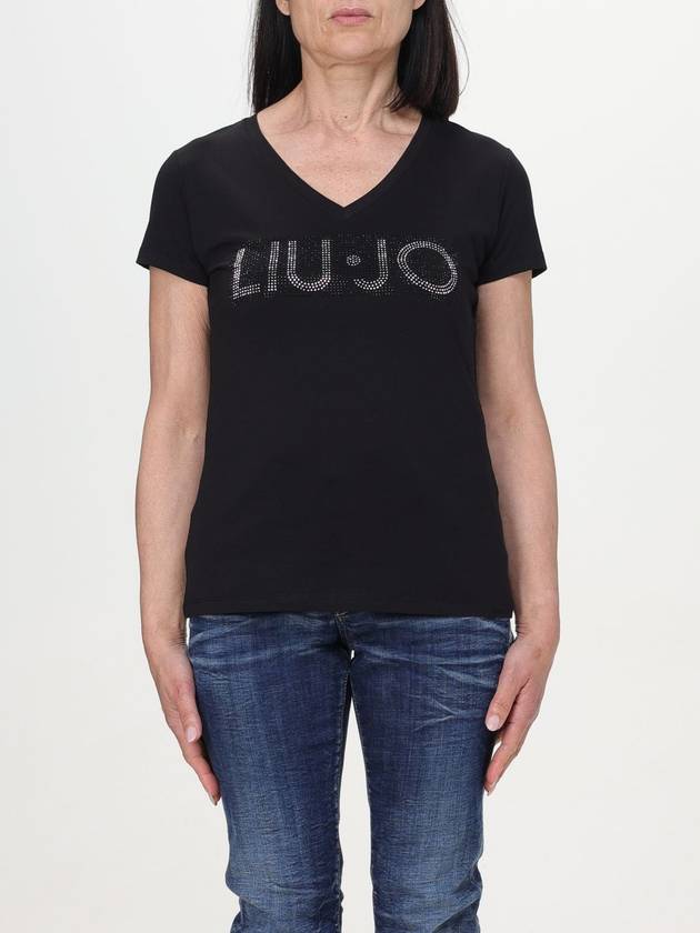 T-shirt Liu Jo in cotone con logo - LIU JO - BALAAN 1