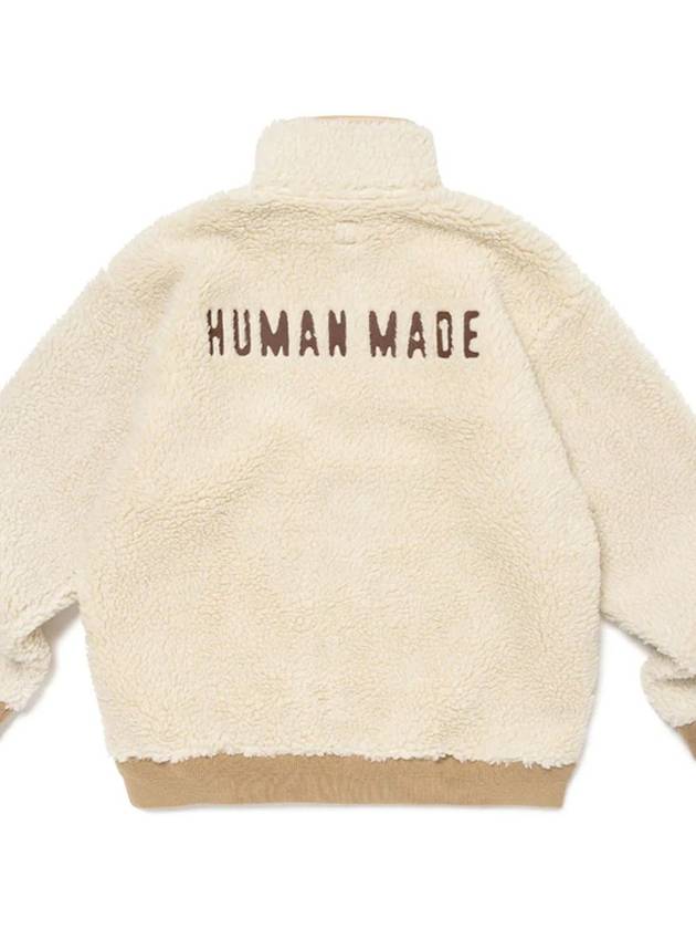 Boa Fleece Pullover Jacket White HM26JK036 - HUMAN MADE - BALAAN 4