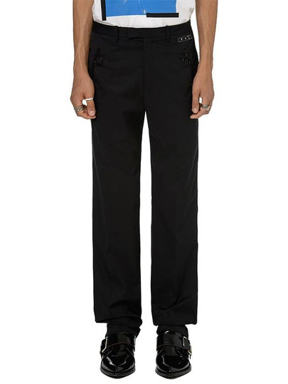 logo patch straight pants black - OFF WHITE - BALAAN 2