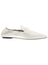 Leather Penny Loafers White - TOD'S - BALAAN 3