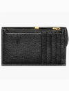 Saddle Cosmos Compact Zipper Goatskin Flap Card Wallet Black - DIOR - BALAAN 5