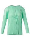 MC March Pleated Cardigan Green - ISSEY MIYAKE - BALAAN 2