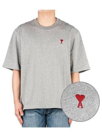 Men s heart logo short sleeve t shirt 271242 - AMI - BALAAN 1