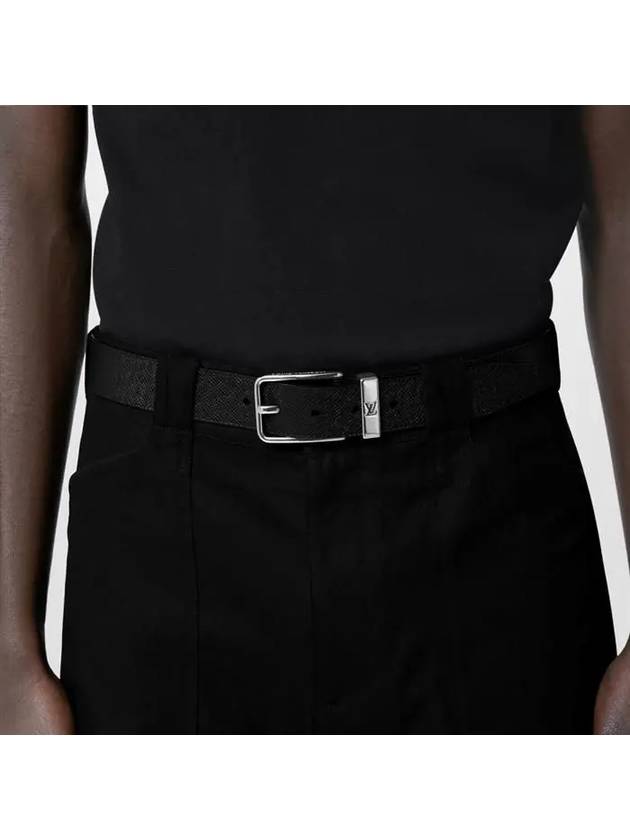 Pont Neuf 35MM Leather Belt Black - LOUIS VUITTON - BALAAN 6