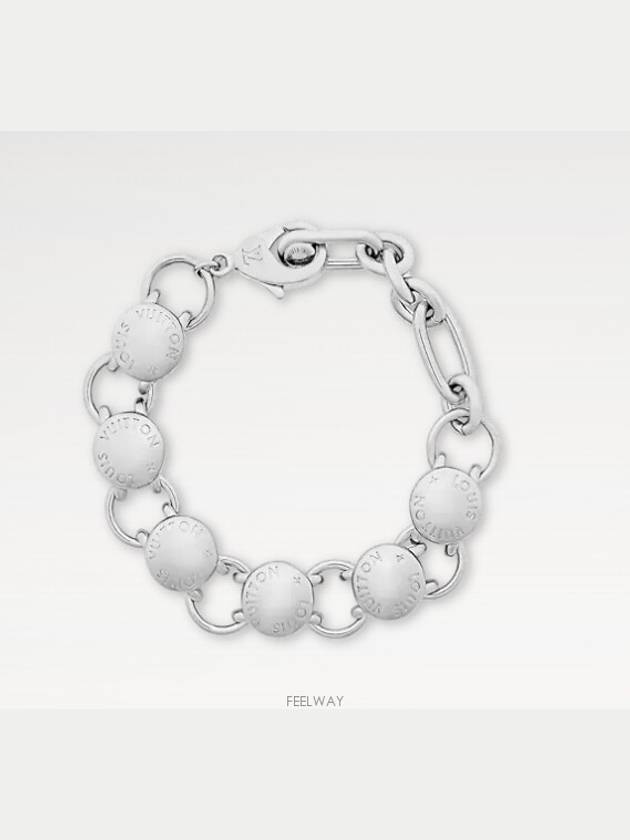 LV Studs Bracelet Silver - LOUIS VUITTON - BALAAN 2