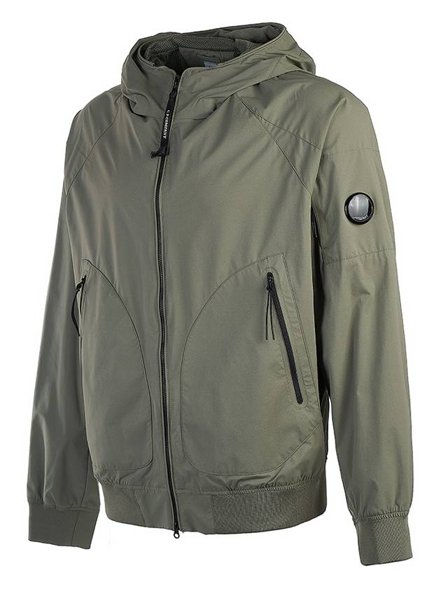 Protech Lens Wappen Hooded Jacket Bronze Green - CP COMPANY - BALAAN 3