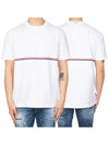 Midweight Jersey Short Sleeve T-Shirt White - THOM BROWNE - BALAAN 2