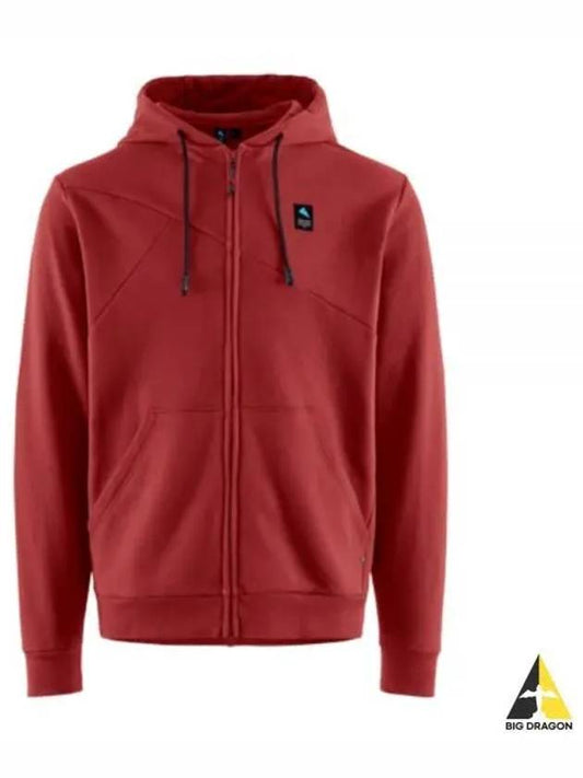 Luna Maker Zip Hoodie Man Rose Red 20683M21 254 - KLATTERMUSEN - BALAAN 1