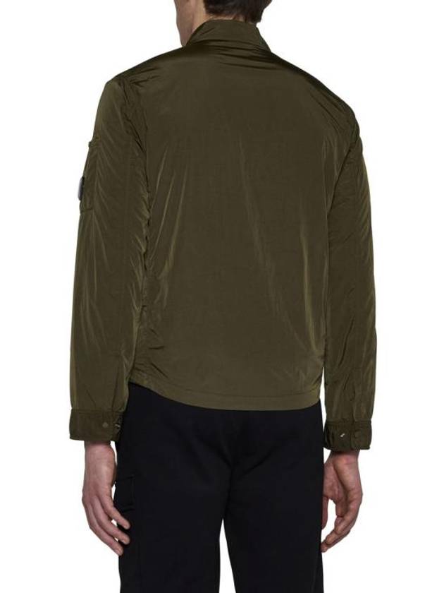 Chrome-R Pocket Over Long Sleeve Shirt Green - CP COMPANY - BALAAN 5