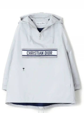 317C10A2763 825 Half Zip up Anorak Hooded Jacket - DIOR - BALAAN 1