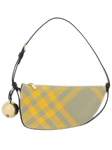 Shield Check Mini Shoulder Bag Hunter - BURBERRY - BALAAN 1