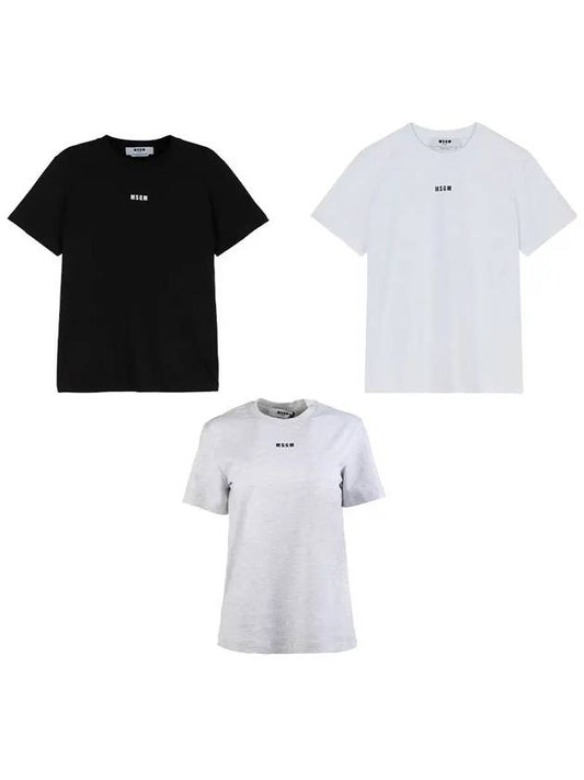 Small logo optical tshirt 2000MDM500 - MSGM - BALAAN 1