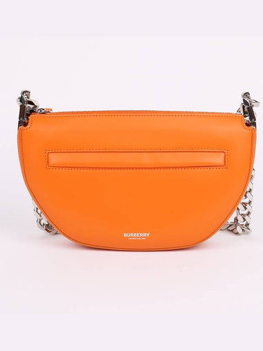 Olympia Orange Mini Chain Bag - BURBERRY - BALAAN 1