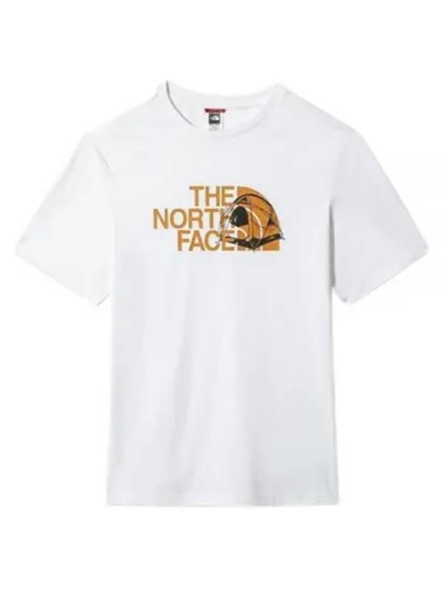 The Men's Short Sleeve Graphic Half Dome Tee NF0A7R3AFN4 M SS Long Sleeve T-Shirt - THE NORTH FACE - BALAAN 1