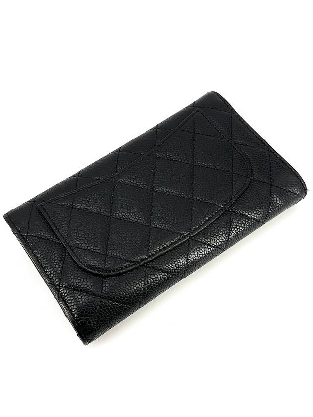 Classic caviar flap long wallet - CHANEL - BALAAN 3