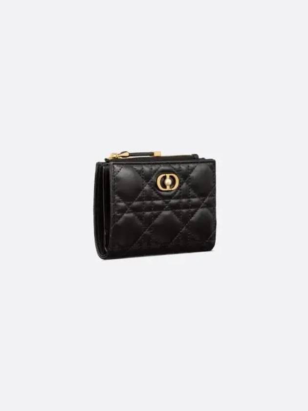 Jolie Dahlia Half Wallet Black - DIOR - BALAAN 3