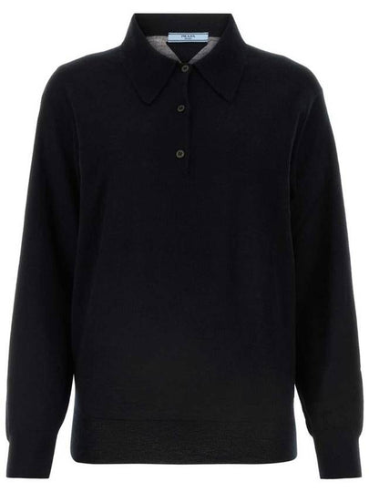 24 ss Cashmere Polo Sweater P24F2E 14XD F0002 B0111054953 - PRADA - BALAAN 2