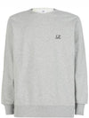 Light Fleece Logo Sweatshirt Grey - CP COMPANY - BALAAN 2