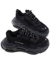 Triple S Sneakers Clear Sole Black - BALENCIAGA - BALAAN 6