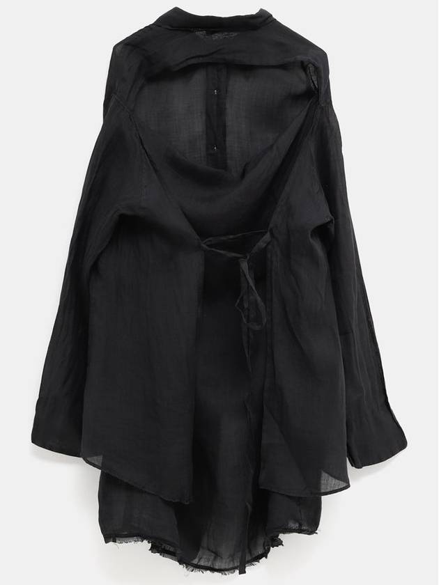 Backless Liner Shirt Black - OUR LEGACY - BALAAN 3