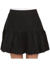 Taffeta Mini A-Line Skirt Black - MONCLER - BALAAN 7