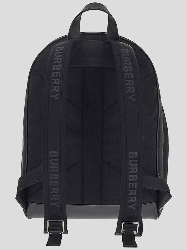 Logo Print Nylon Backpack Black - BURBERRY - BALAAN 4