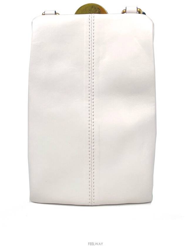 Women's Flat Queen Tote Cross Bag White - MARNI - BALAAN 5