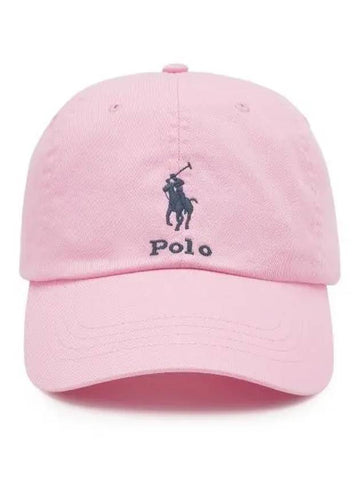 New Pink Capsule Cotton Twill Chino Ball Cap - POLO RALPH LAUREN - BALAAN 1