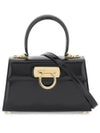 Women's Iconic Top Handle Cross Bag Black - SALVATORE FERRAGAMO - BALAAN 2