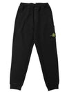 Wappen Patch Cargo Jogger Track Pants Black - STONE ISLAND - BALAAN 2