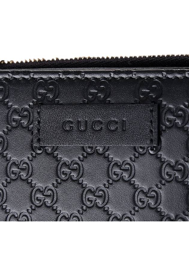 Zipper Microshima Half Wallet Black - GUCCI - BALAAN 5